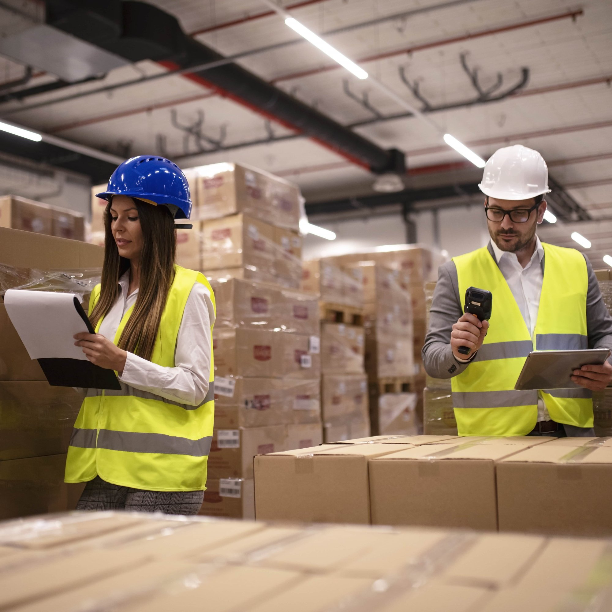 warehouse-workers-using-bar-code-scanner-tablet-checking-goods-inventory-min-1